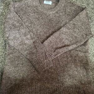 Old Navy Women's Brown Crewneck Sweater